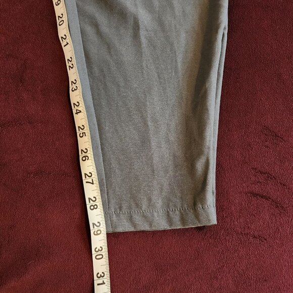 Men's Jogger Pants Pockets Side Zips Grey Size Medium - Picture 13 of 14